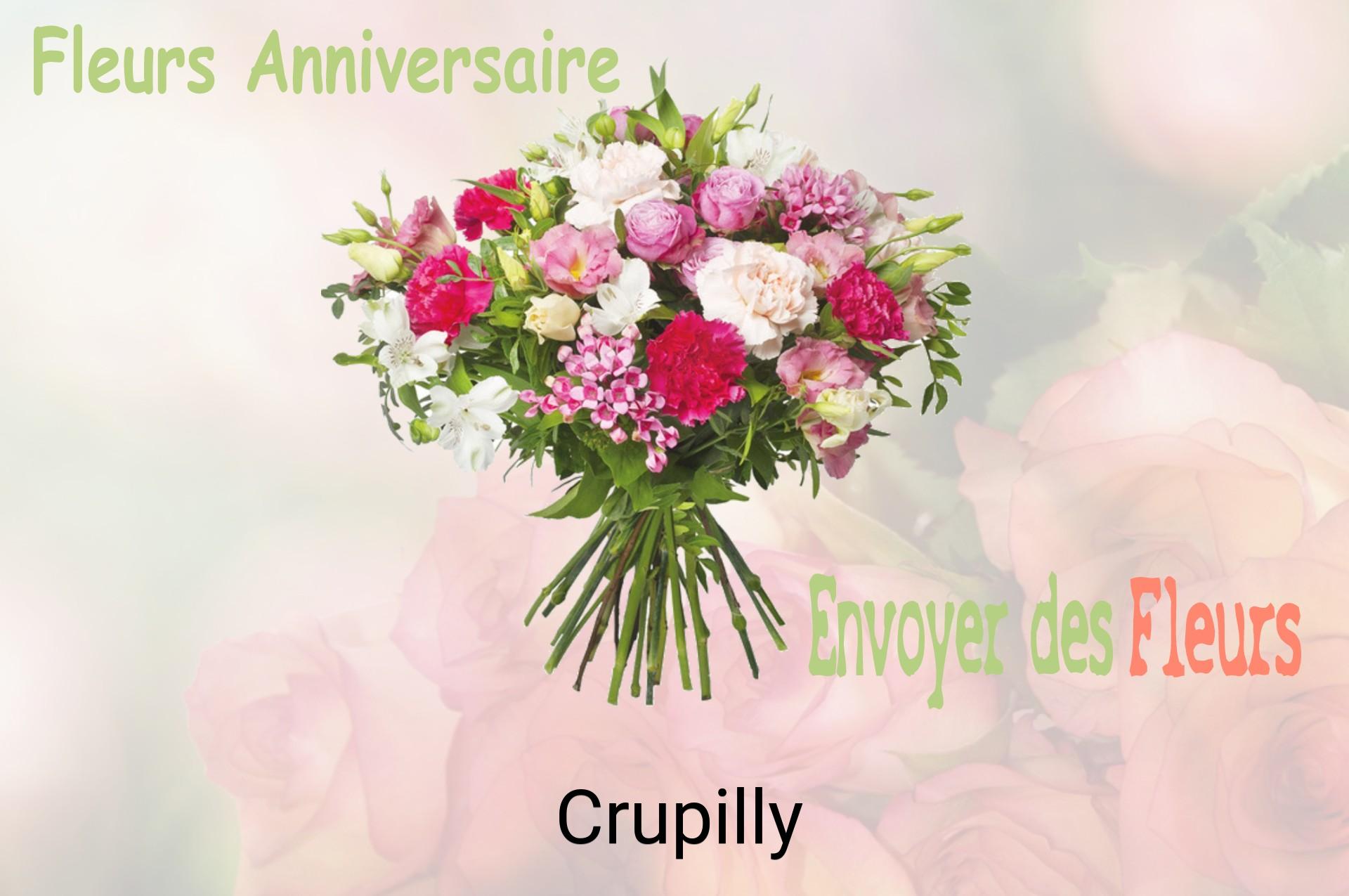 Bouquet de fleurs d’anniversaire livré à Crupilly